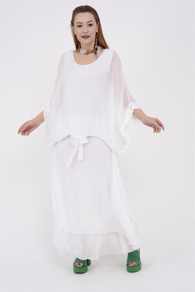 6087 KATLI İPEK ETEK