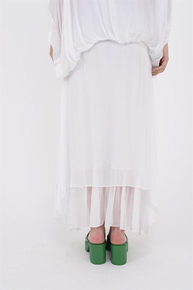 6087 KATLI İPEK ETEK