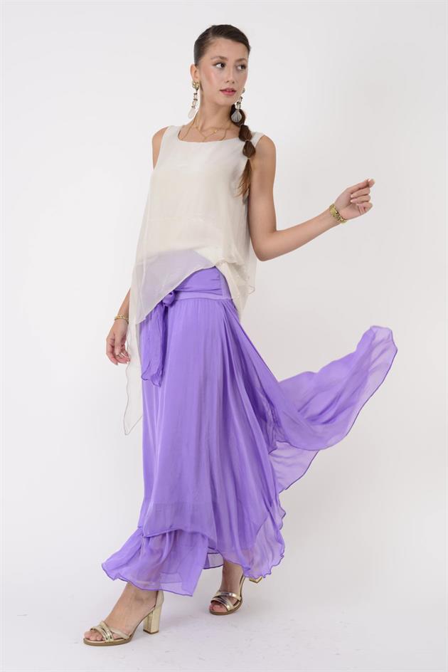 6087 KATLI İPEK ETEK