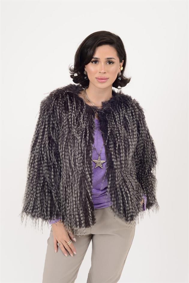 60946 VIOLA DÖKÜMLÜ KÜRK