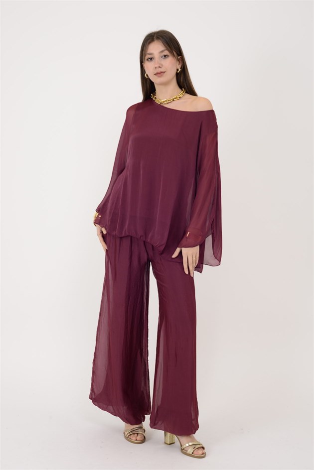 6115 İSPANYOL KOL İPEK BLUZ