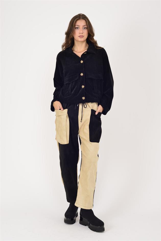 6286 TWIN CEP DETAYLI PANTOLON