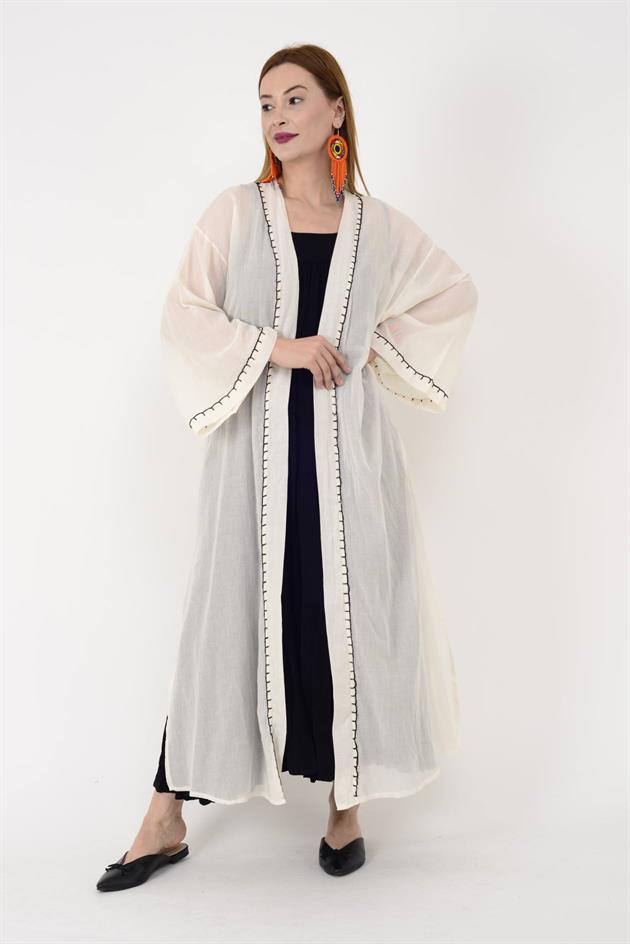 640 LOTUS NATURAL HAM KİMONO