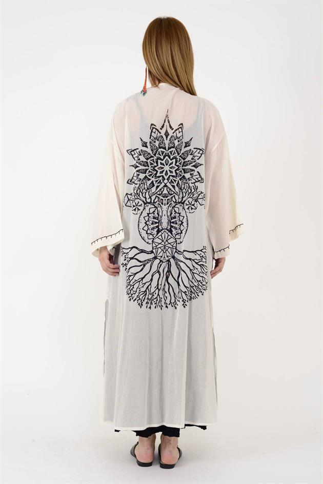 640 LOTUS NATURAL HAM KİMONO