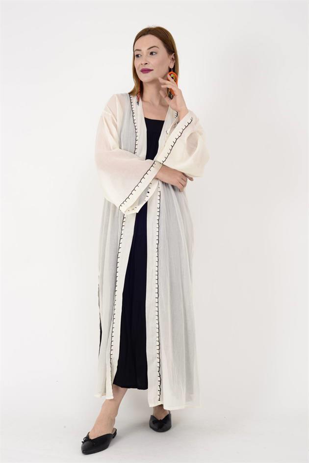 640 LOTUS NATURAL HAM KİMONO