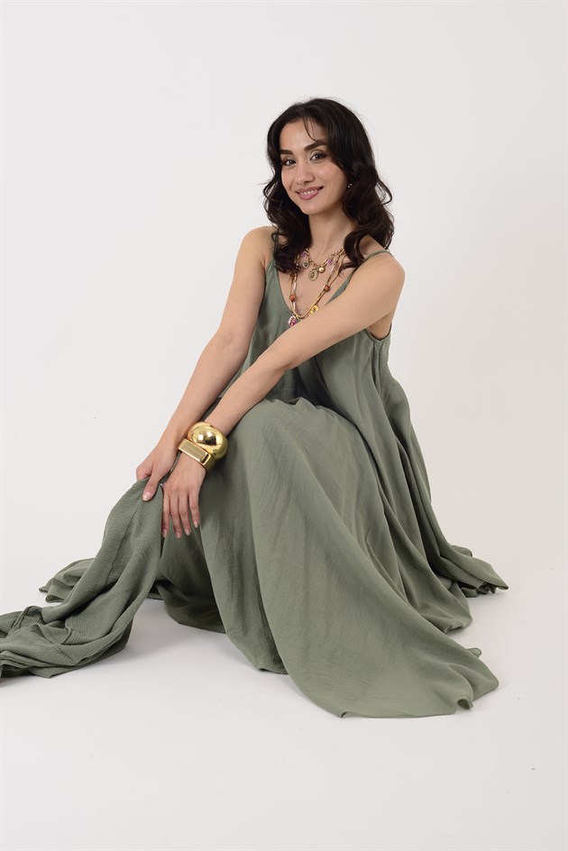 6551 DUAL 2Lİ PAMUK ELBİSE