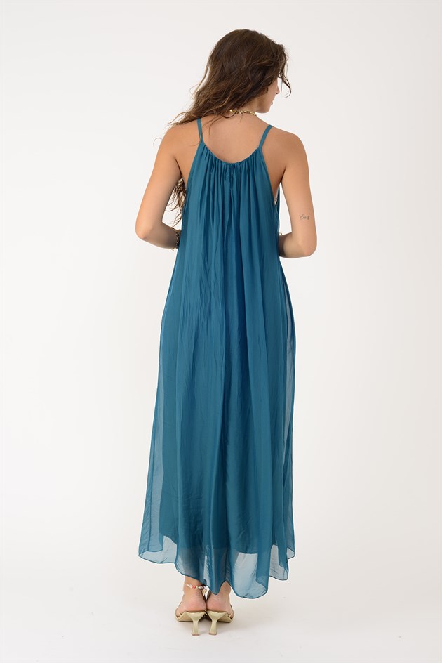 65675 JANE ASKILI İPEK ELBİSE