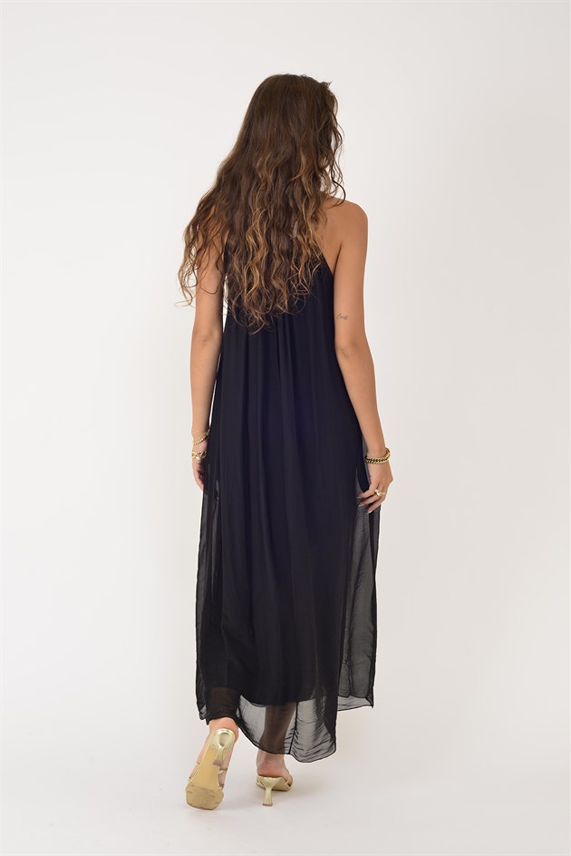 65675 JANE ASKILI İPEK ELBİSE