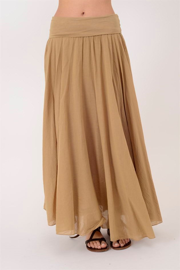 6759 WES ASİMETRİK PAMUKLU ETEK