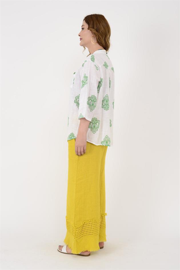 7053 KİLİM DESEN GÖMLEK