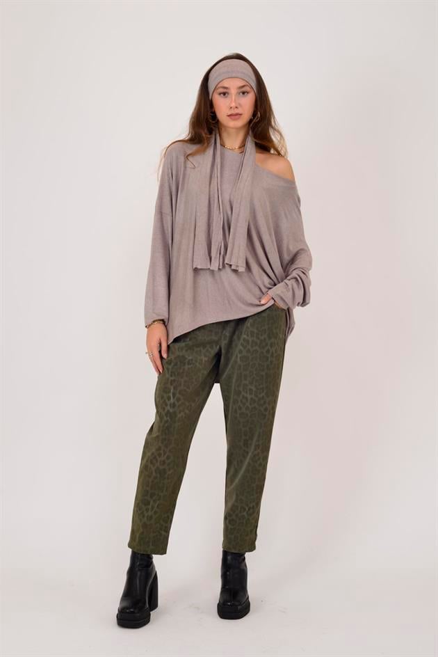 72206 FULAR DETAYLI İNCE TRİKO