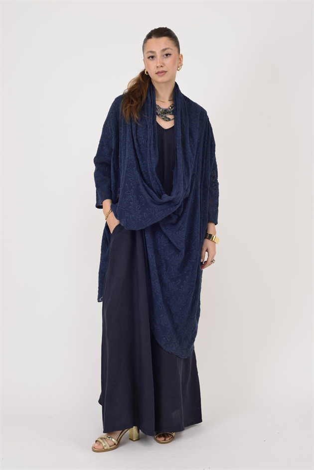 72324 ŞAL YAKA DANTEL TUNİK