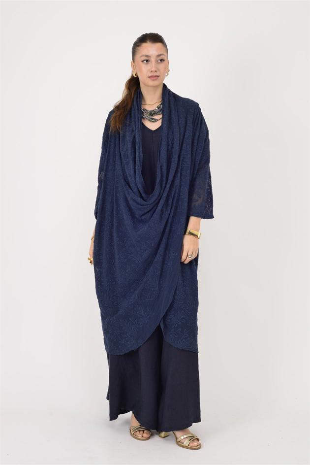 72324 ŞAL YAKA DANTEL TUNİK