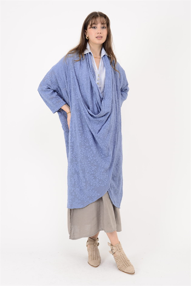 72324 ŞAL YAKA DANTEL TUNİK