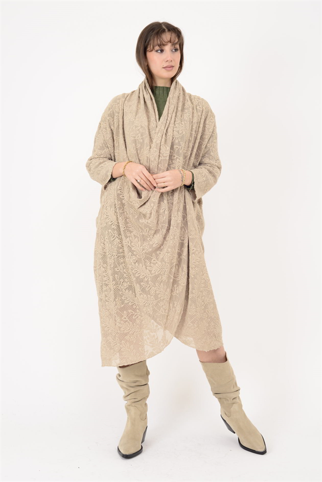 72324 ŞAL YAKA DANTEL TUNİK