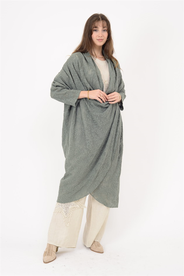 72324 ŞAL YAKA DANTEL TUNİK