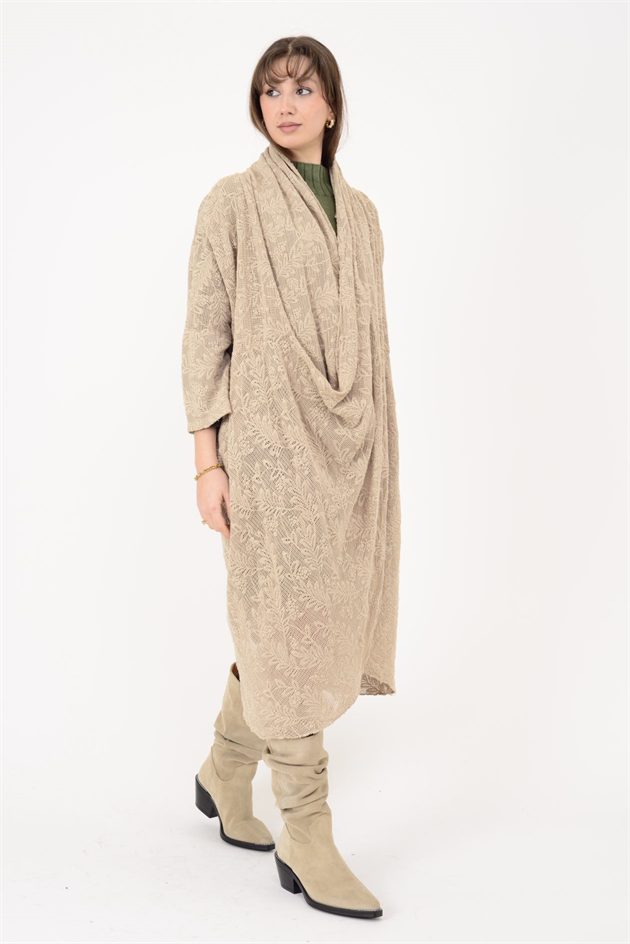 72324 ŞAL YAKA DANTEL TUNİK