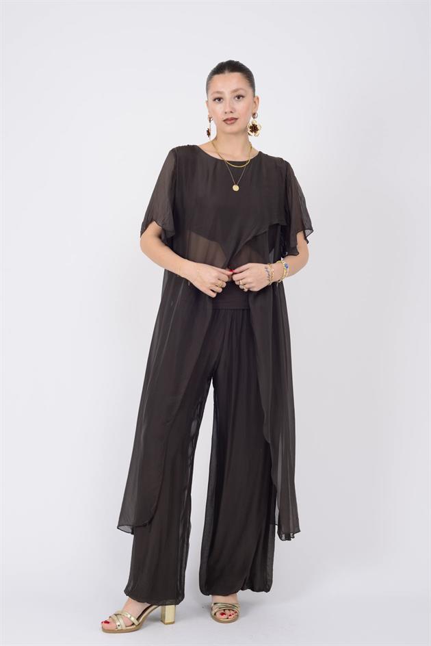 7246 LUIZA ASİMETRİK DETAY 2Lİ İPEK TAKIM