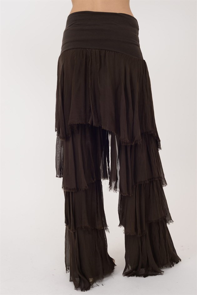 7539 KAT KAT İPEK PANTOLON