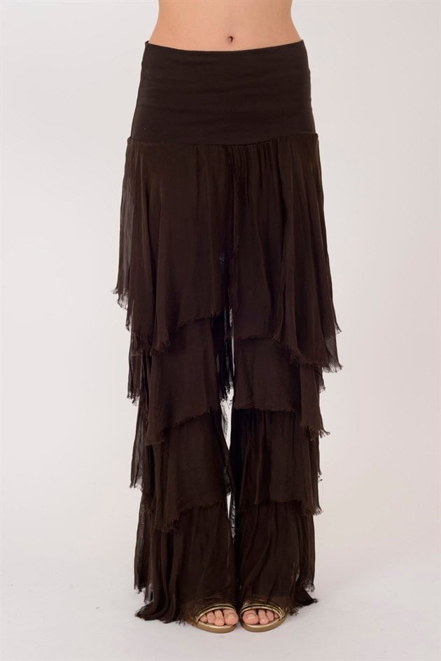 7539 KAT KAT İPEK PANTOLON