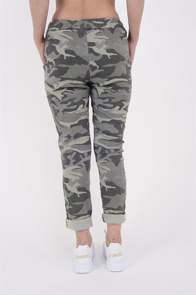 8115 KAMUFLAJ GABARDİN PANTOLON