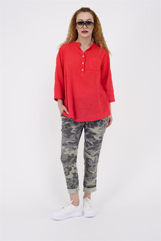 8115 KAMUFLAJ GABARDİN PANTOLON