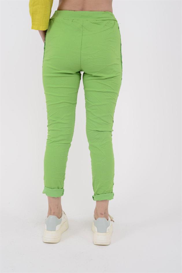 8162 ZIMBA DETAYLI GABARDİN PANTOLON