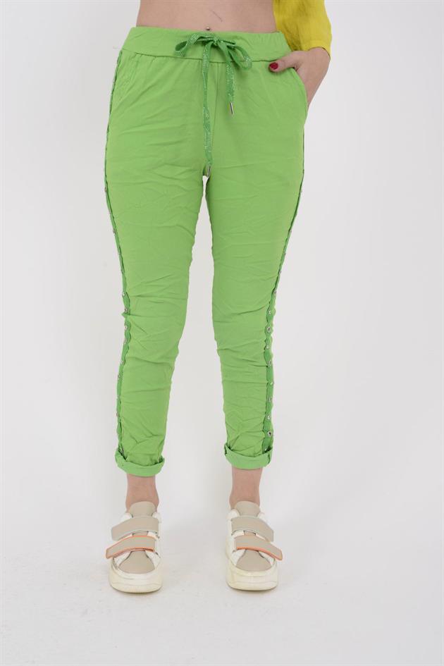 8162 ZIMBA DETAYLI GABARDİN PANTOLON