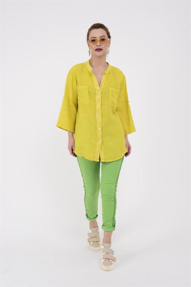 8162 ZIMBA DETAYLI GABARDİN PANTOLON