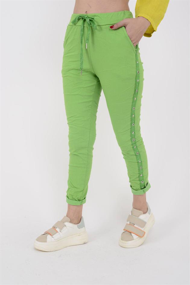 8162 ZIMBA DETAYLI GABARDİN PANTOLON