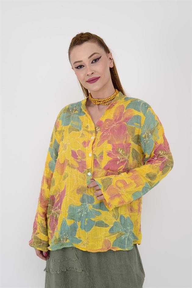 83931 LOTUS DESEN GÖMLEK