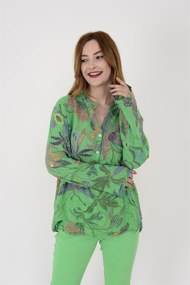 83931 ZAMBAK DESEN GÖMLEK