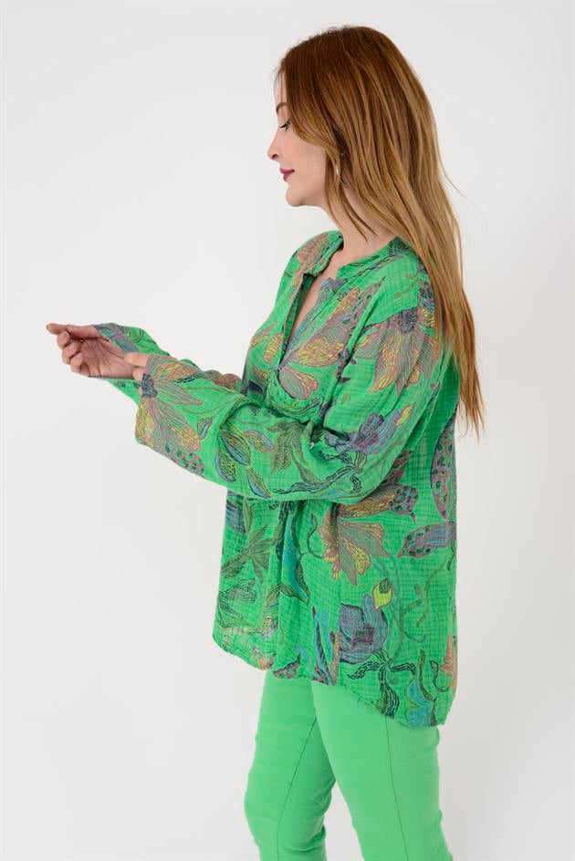 83931 ZAMBAK DESEN GÖMLEK