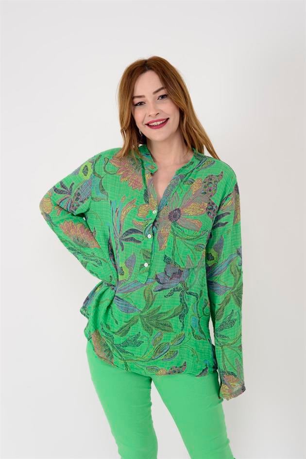 83931 ZAMBAK DESEN GÖMLEK