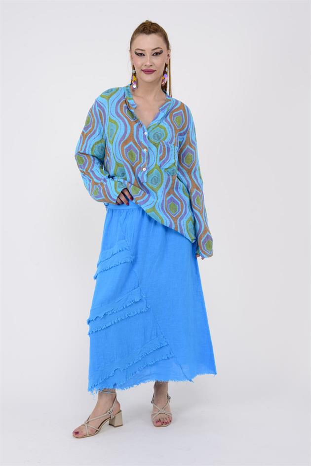 83931 ZUEL DESENLİ GÖMLEK