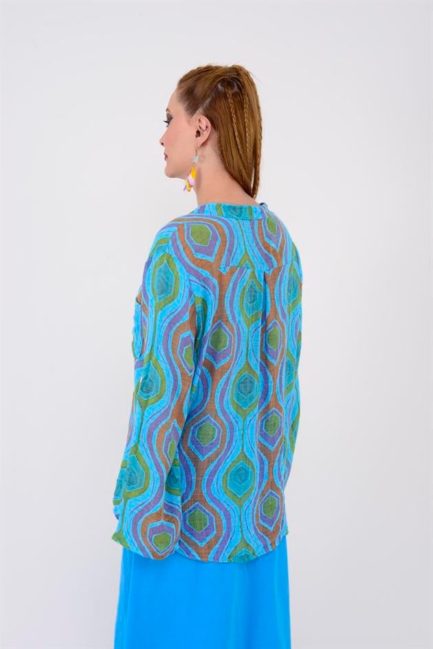 83931 ZUEL DESENLİ GÖMLEK