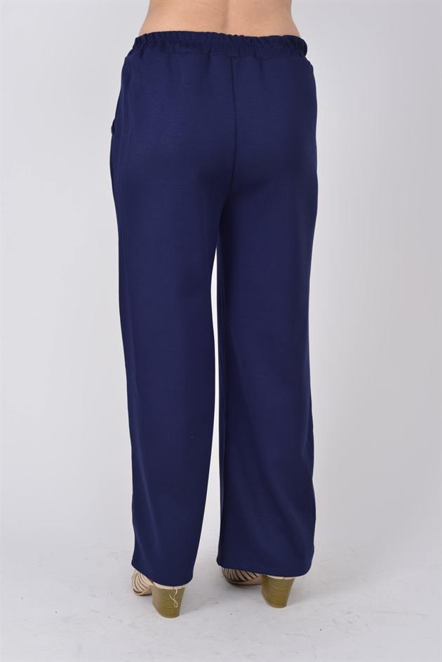 8573 DÜĞME DETAYLI MODAL PANTOLON