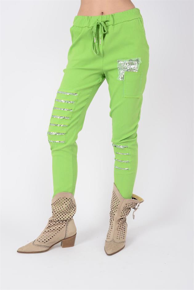 8632 PAYET DETAYLI GABARDİN PANTOLON