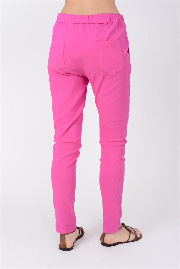 8632 PAYET DETAYLI GABARDİN PANTOLON