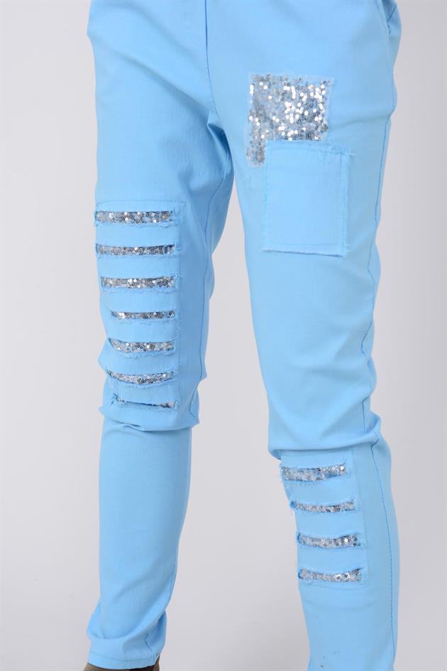 8632 PAYET DETAYLI GABARDİN PANTOLON