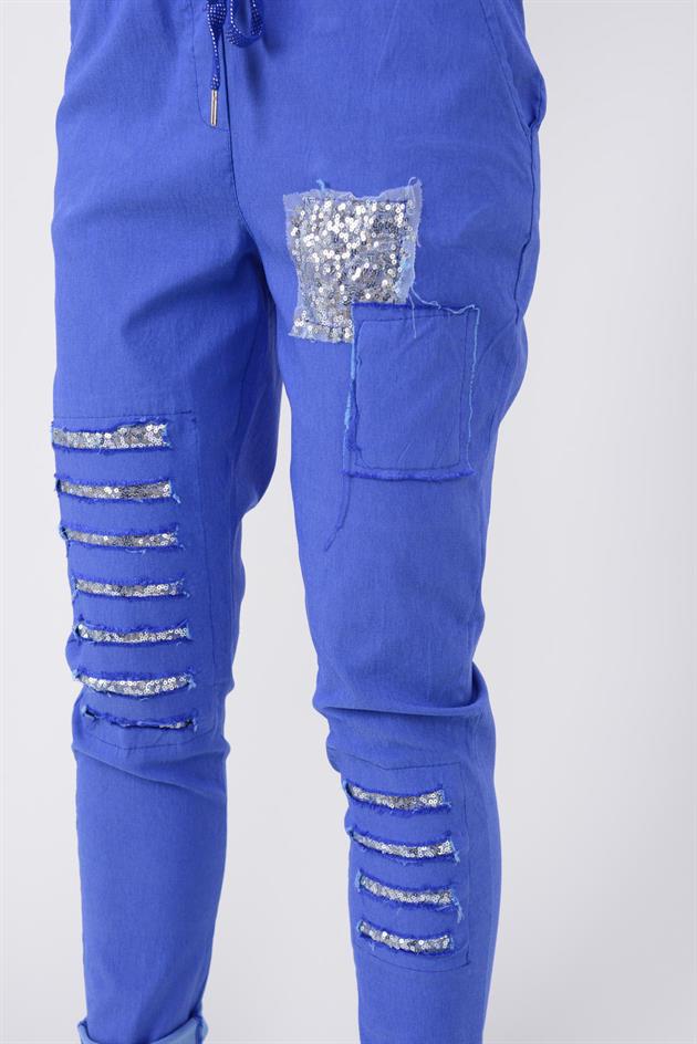 8632 PAYET DETAYLI GABARDİN PANTOLON