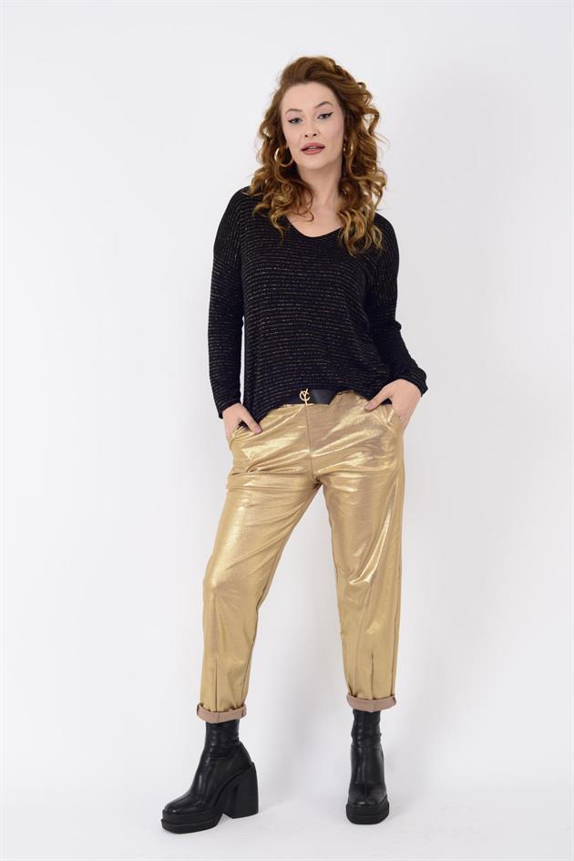 89970 SHINE KEMER DETAYLI PANTOLON