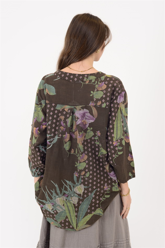 A0150 ÇİNİ DESEN GÖMLEK