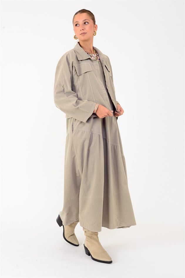 A0161 LOVA FİTİLLİ 2Lİ KADİFE TAKIM