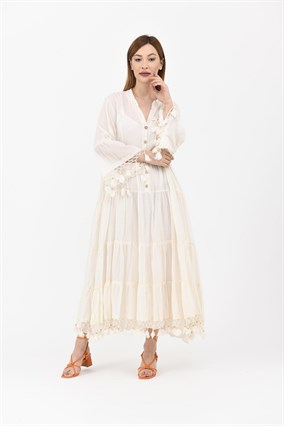 AN10384 ISMIRA PÜSKÜLLÜ HAM ELBİSE