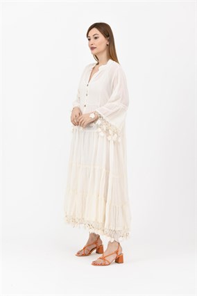 AN10384 ISMIRA PÜSKÜLLÜ HAM ELBİSE