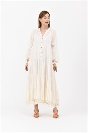 AN10384 ISMIRA PÜSKÜLLÜ HAM ELBİSE