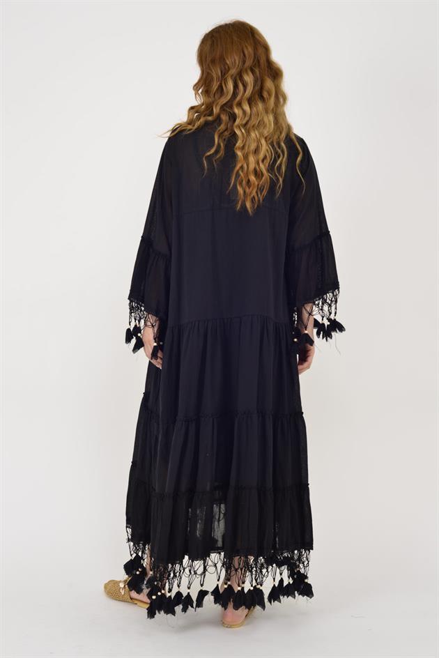 AN10384 ISMIRA PÜSKÜLLÜ HAM ELBİSE