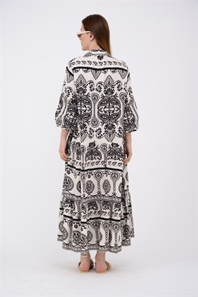 AN10385 REGINA VOLANLI ELBİSE