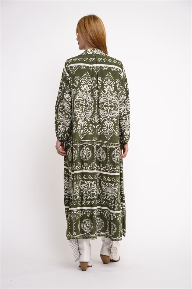 AN10385 REGINA VOLANLI ELBİSE